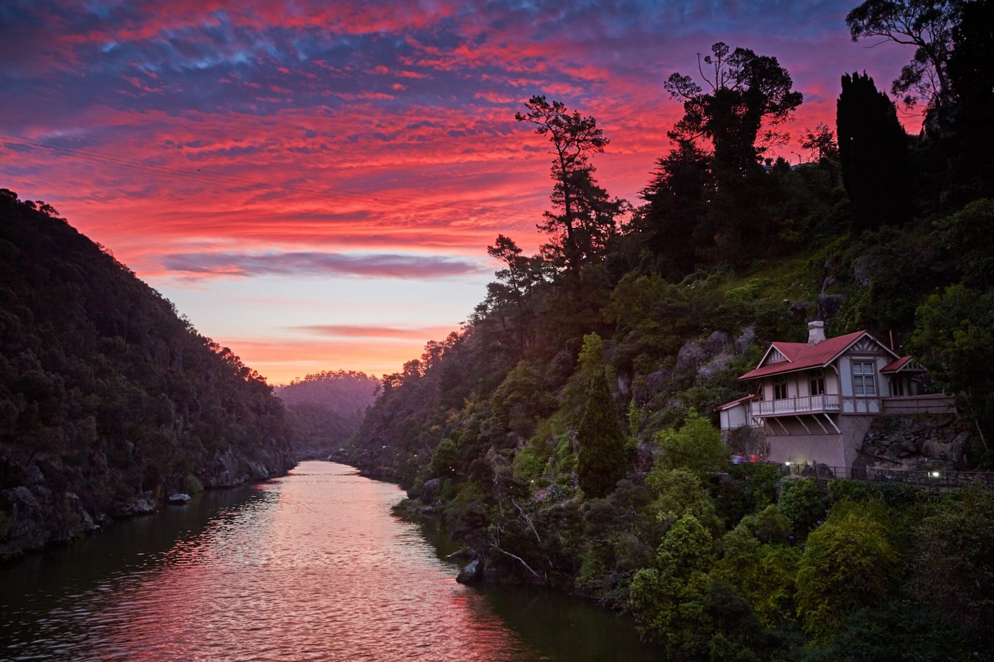 Launceston’s city center is walkable with Cataract Gorge strolling distance away. Shutterstock