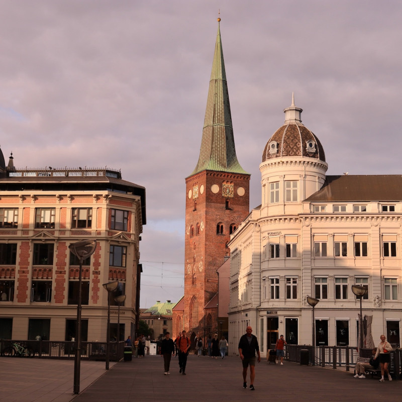 Il centro di Aarhus  e la luce del nord ©Erika Cristina Manno /Shutterstock