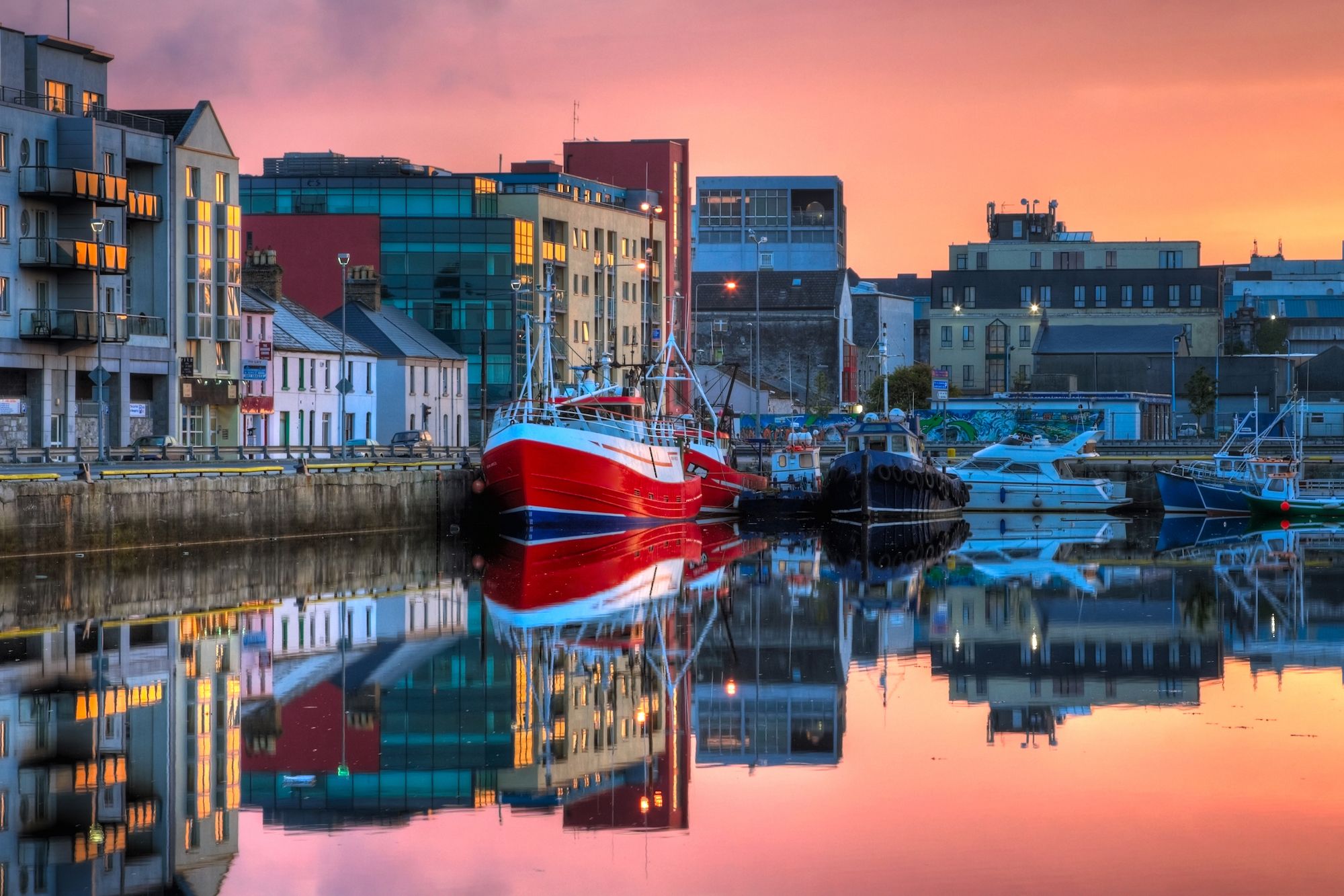 Galway al tramonto