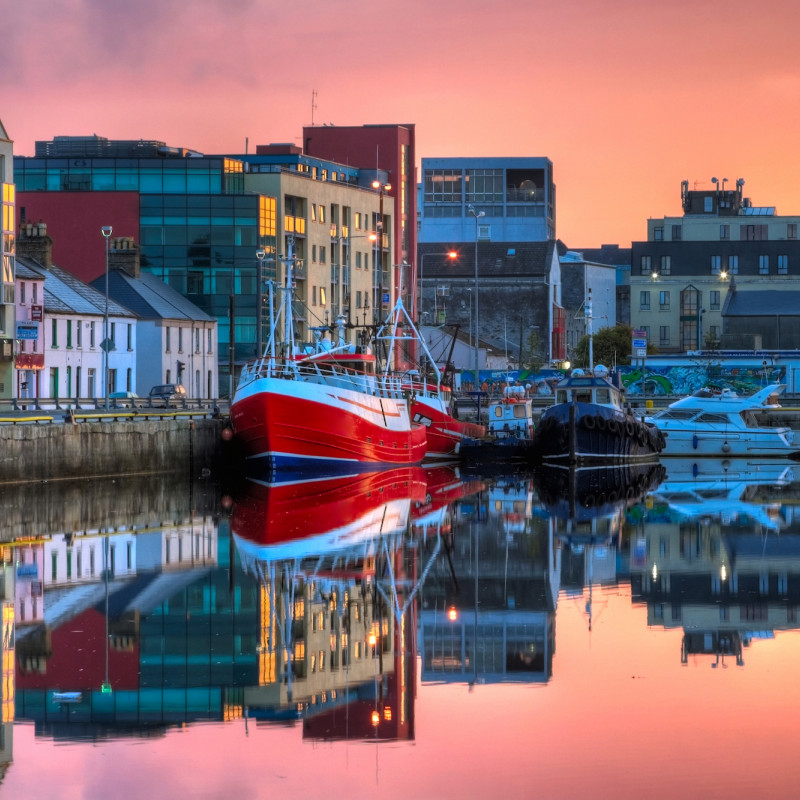Galway al tramonto