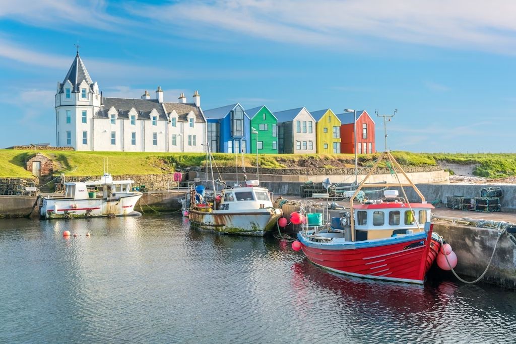 John O’Groats richiama molti visitatori, ma pochi vi arrivano a piedi. © iStock / Getty Images Plus