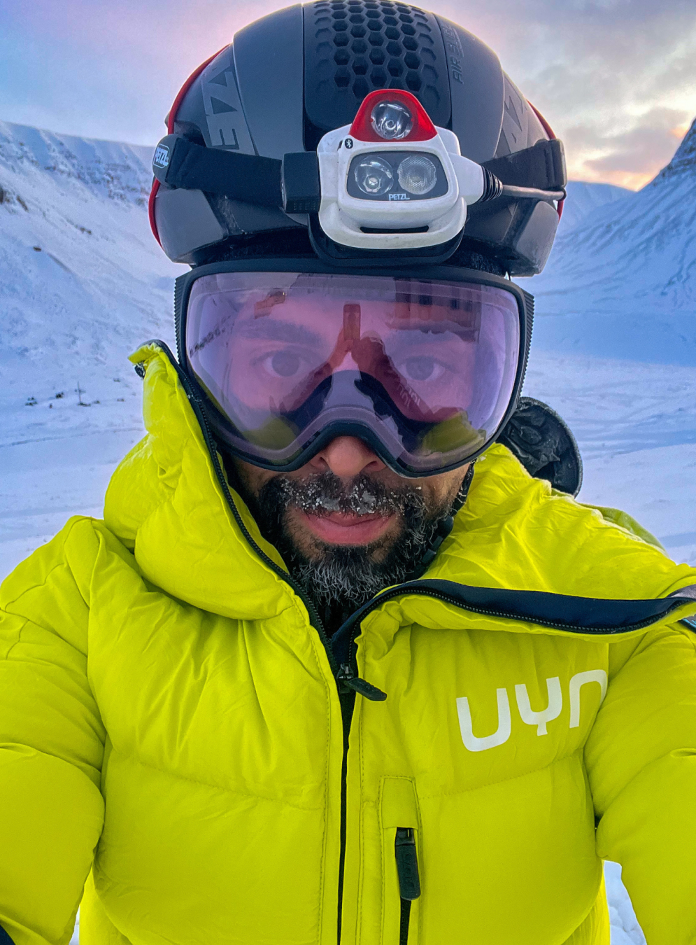 Ritratto Omar Di Felice alle Svalbard