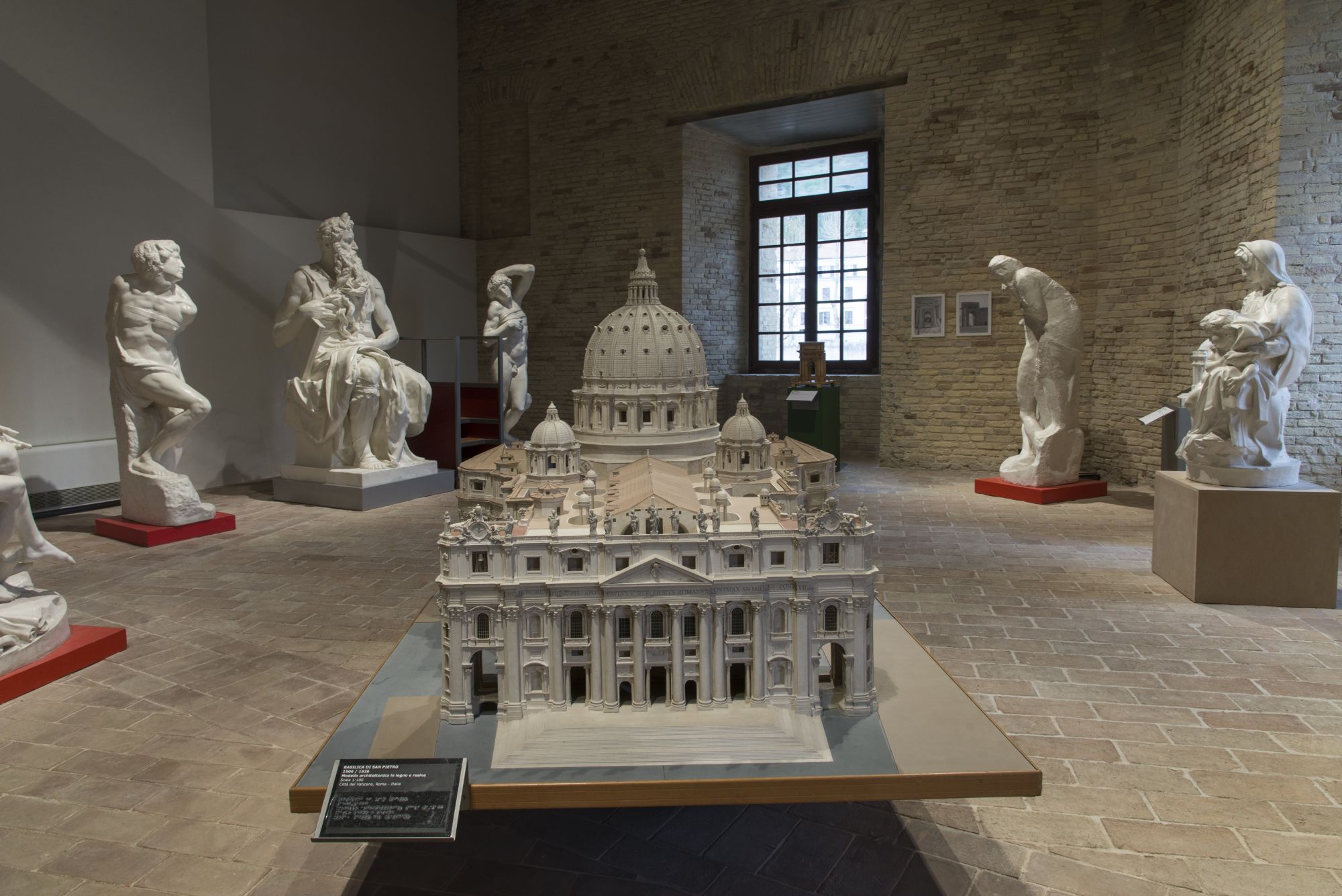 Il modellino di San Pietro. Credits Luna Simoncini