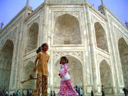 Agra, gioia al Taj Mahal - fotografia di Adelmo Occhionero