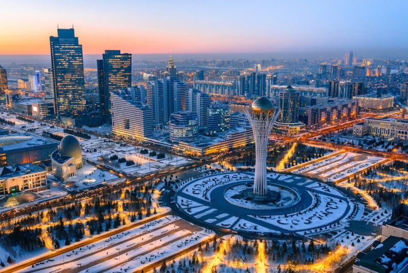 Astana offre delle vedute aeree come nessun altro posto al mondo. © evgenykz / Shutterstock