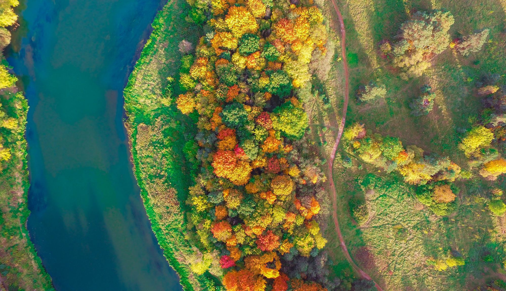 Il fiume Neris in Lituania