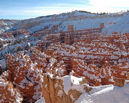 Bryce Canyon sotto la neve © Michele Suraci