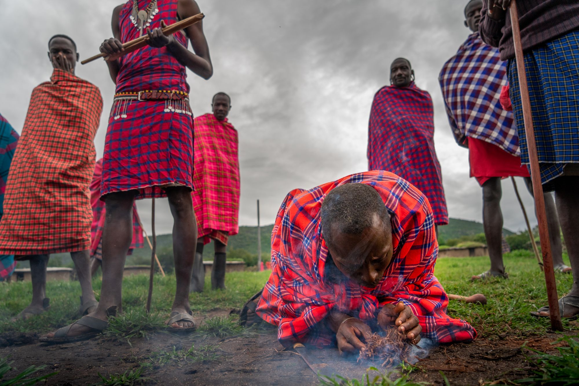 Guerrieri Masai nel Masai Mara