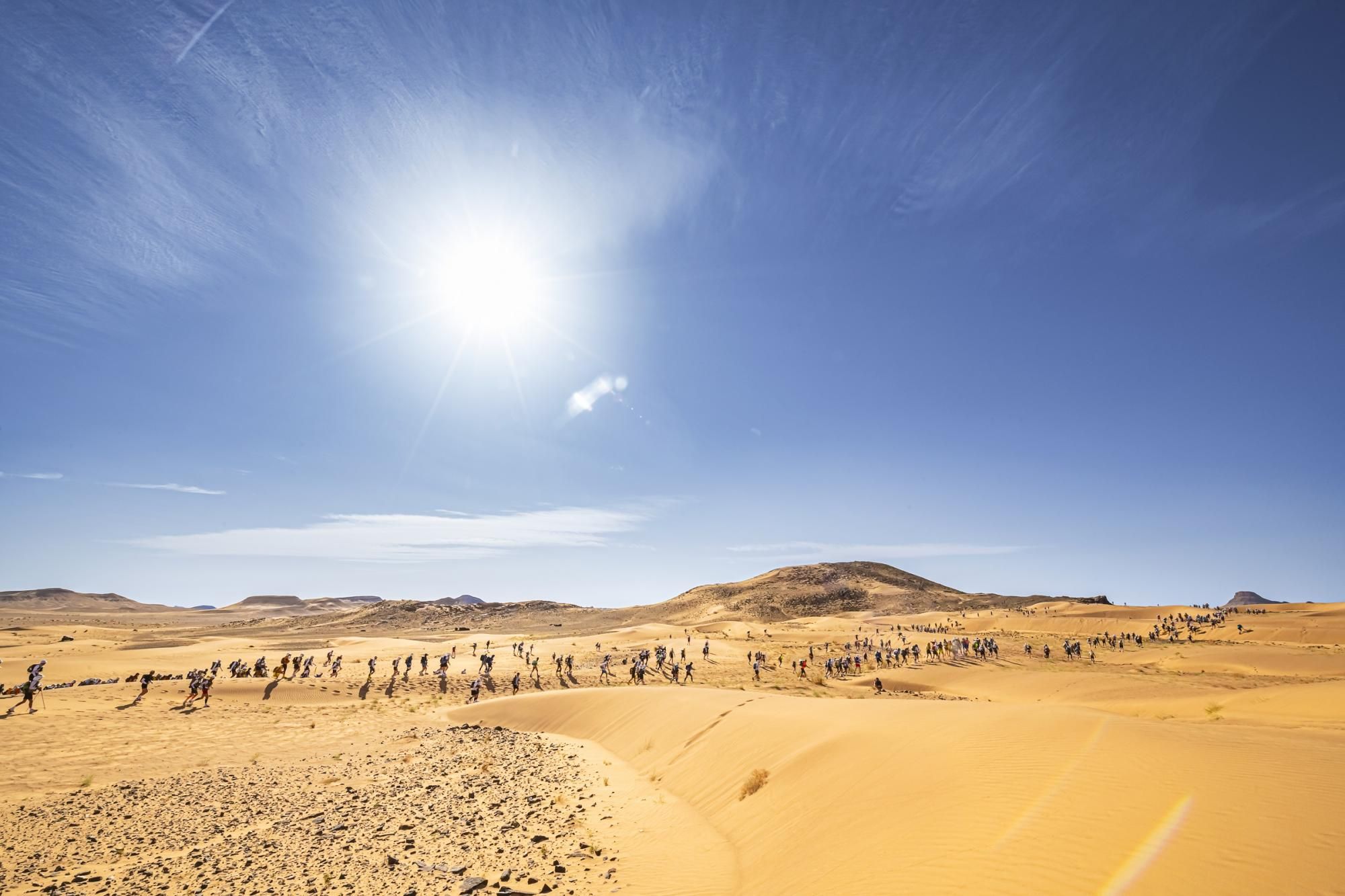 Corridori nel deserto alla Marathon des Sables