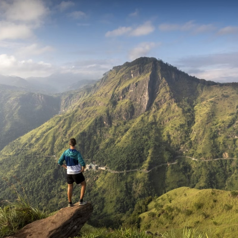 Ella Rock dal Little Adam’s Peak. Michael Roberts/Getty Images