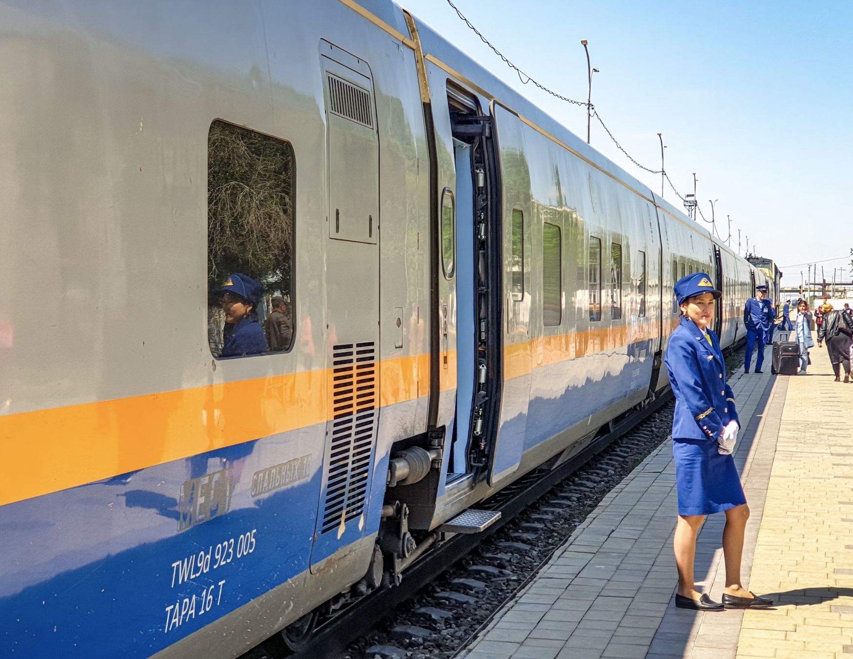 Il Kazakistan ha una vasta rete ferroviaria che collega le principali città e punti d’interesse © Juan Martinez