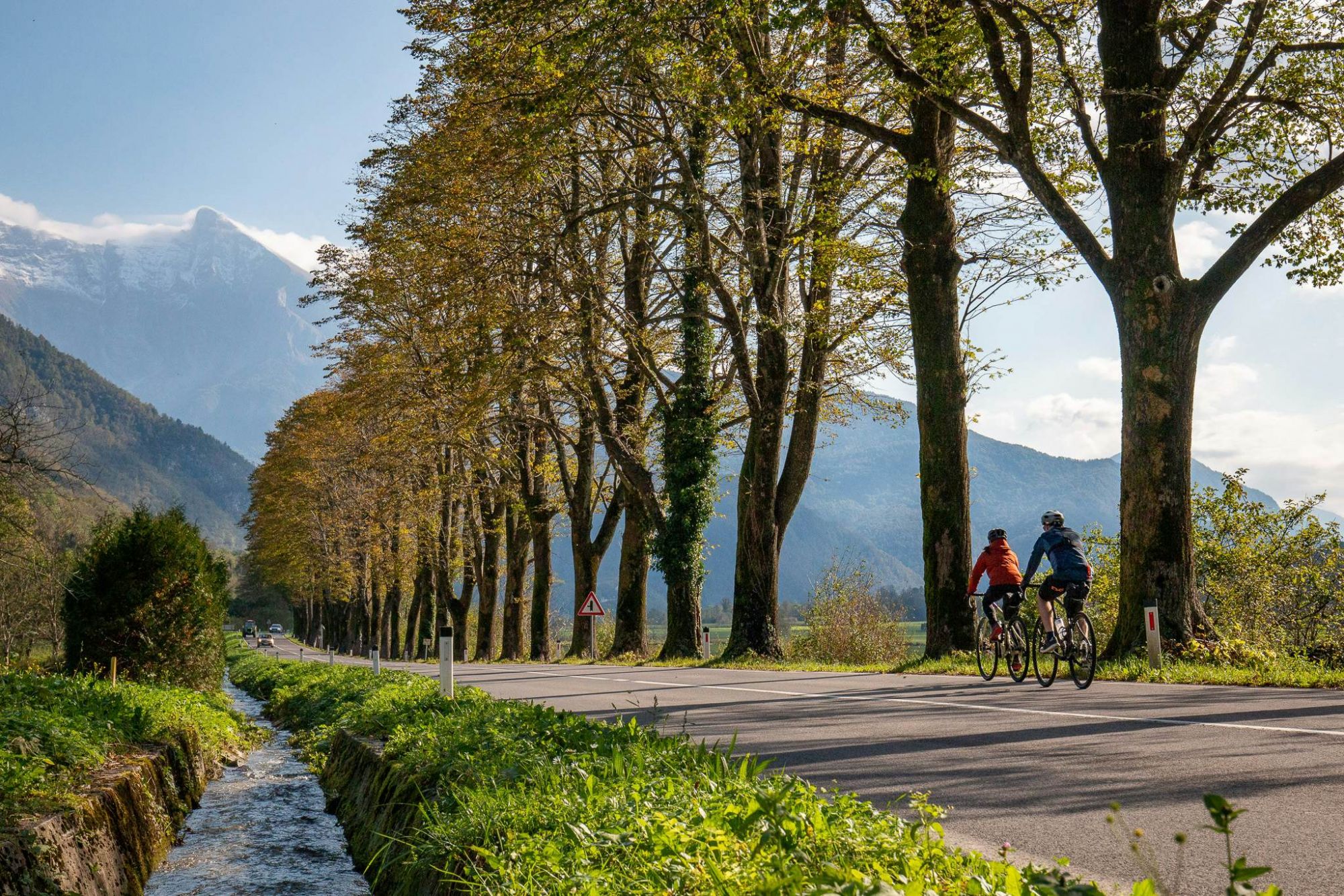 La Alpina Mediterranean Cycle Route tocca il Friuli Venezia Giulia, la Slovenia e la Croazia. © Matevž Hribar