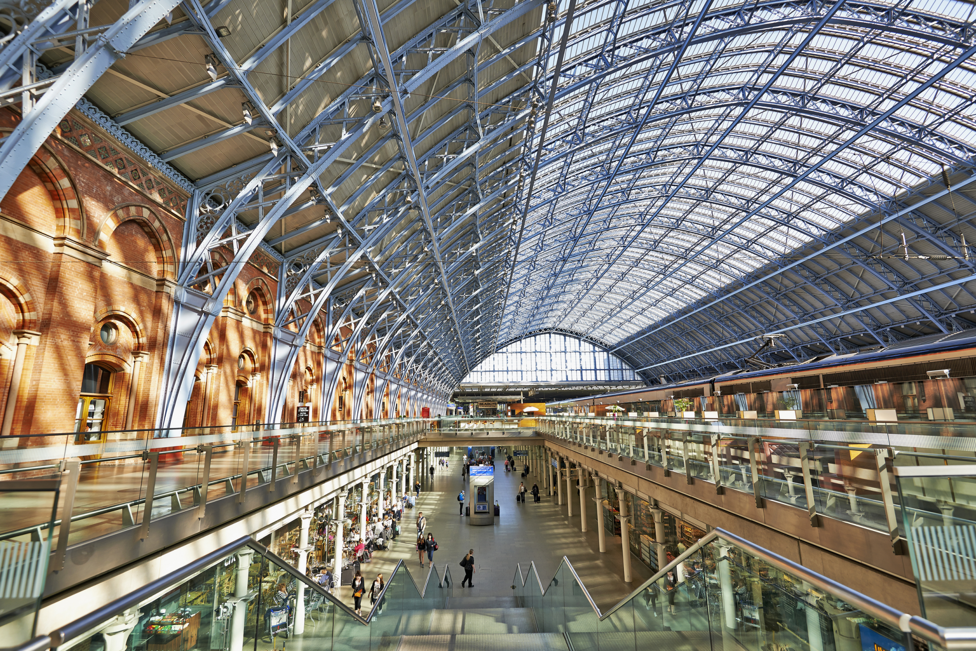 stazione st. pancras a londra