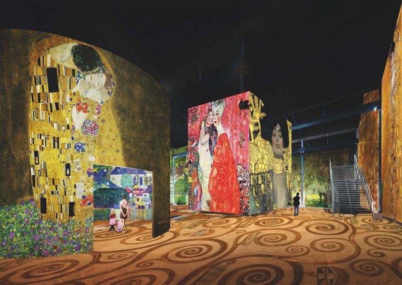 Entrare nelle opere d'arte più famose al mondo. Si può all'Atelier des Lumières a Parigi © Culturespaces, DR