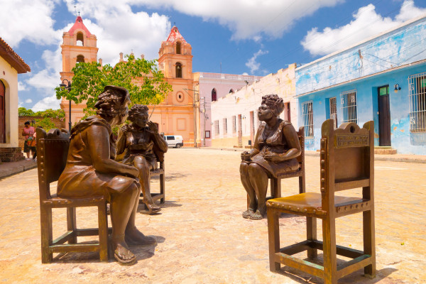 Statue dell’artista Martha Jimenez a Camagüey ©Fotos593