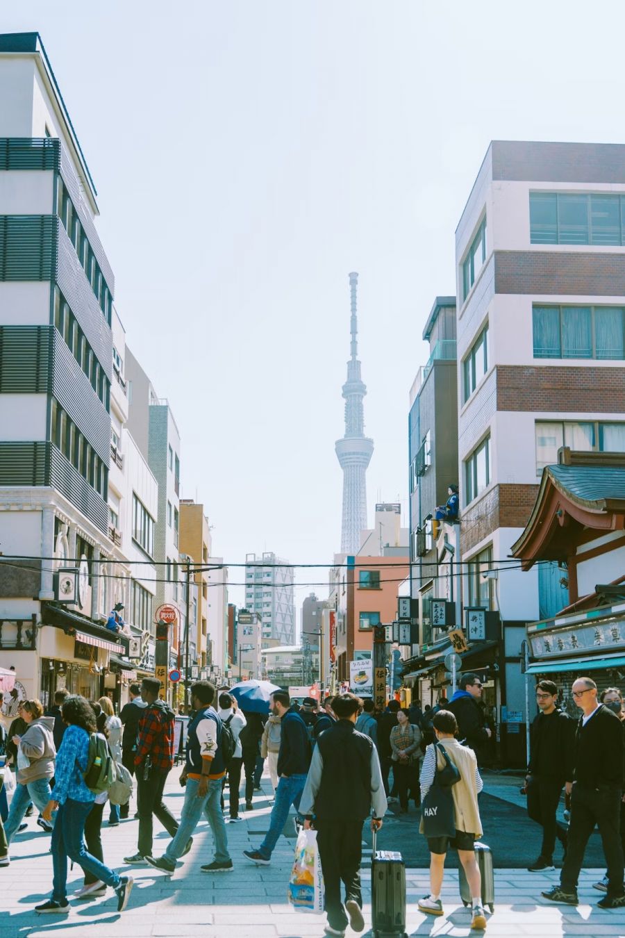 Viaggiare con il solo bagaglio a mano non è sempre possibile. Tokyo, Giappone. Rintaro Kanemoto per Lonely Planet