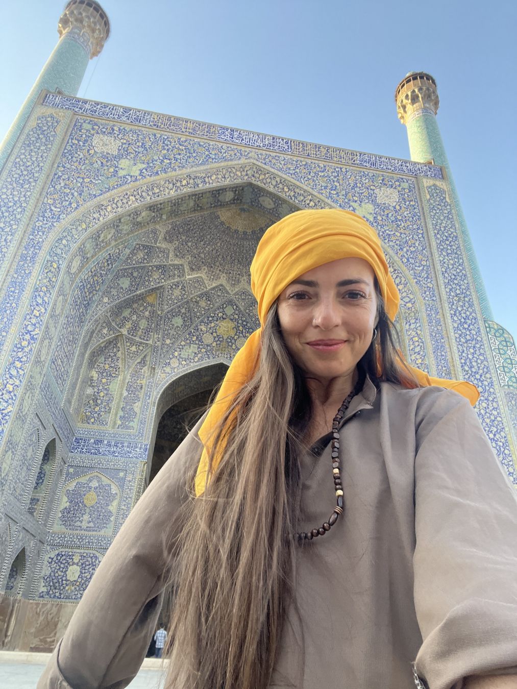 Alessia a Esfahan. Foto gentilmente concessa da Alessia Piperno