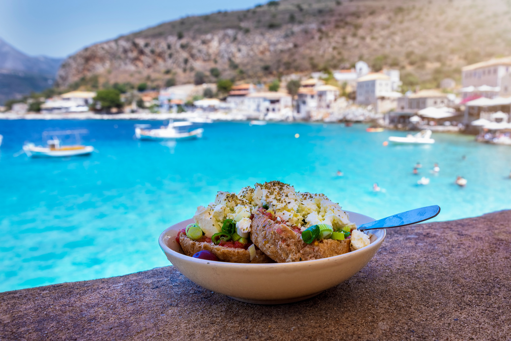 insalata greca nel peloponneso