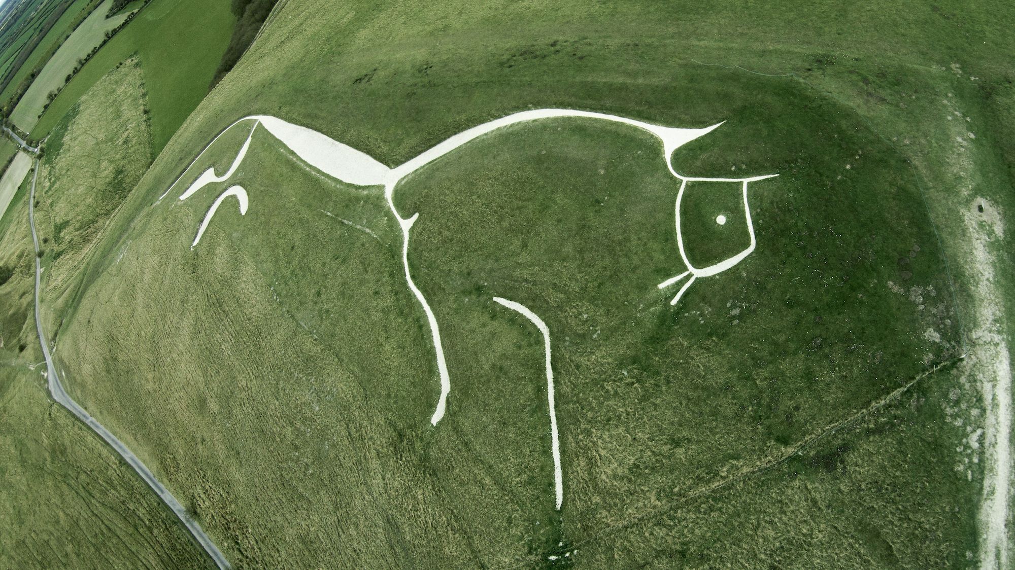 Il misterioso Cavallo Bianco di Uffington ©A G Baxter