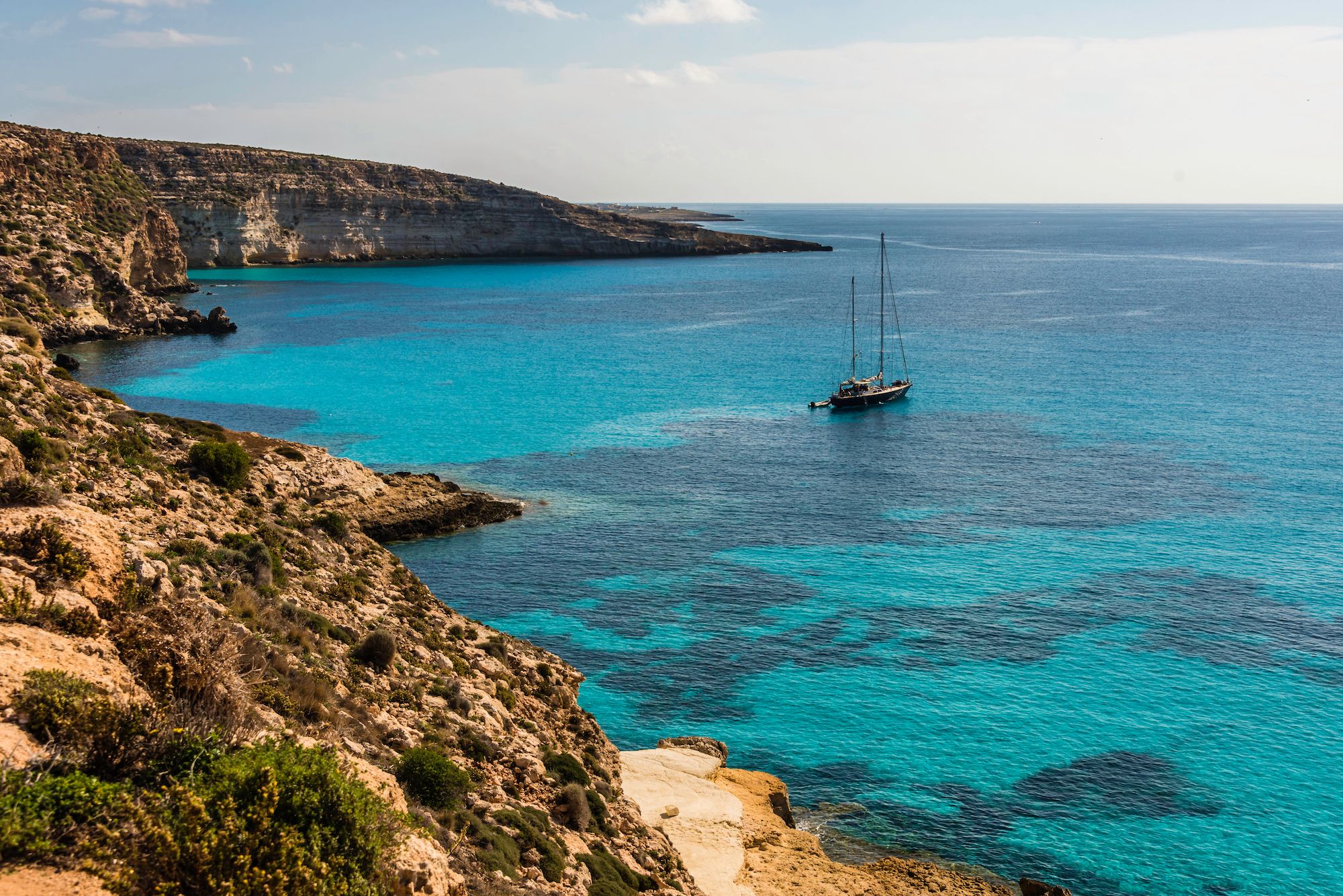Il mare cristallino di Lampedusa ©VanSky