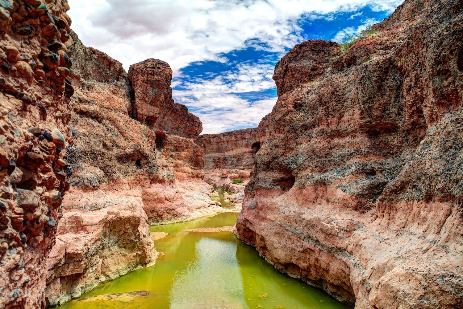 Il canyon scavato dal fiume Tsauchab © Homo Cosmicos/Shutterstock