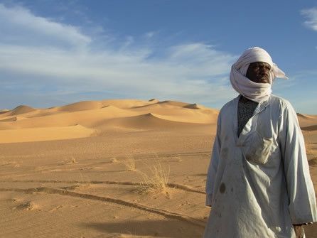 Guida tuareg in Algeria © Fotografia di Claudio Perotti