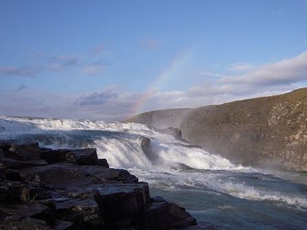 Gullfoss, la "cascata dorata", Islanda © Fotografia di Cristina Oddone