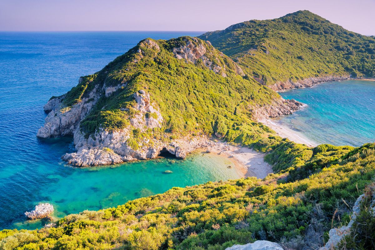 spiaggia corfù