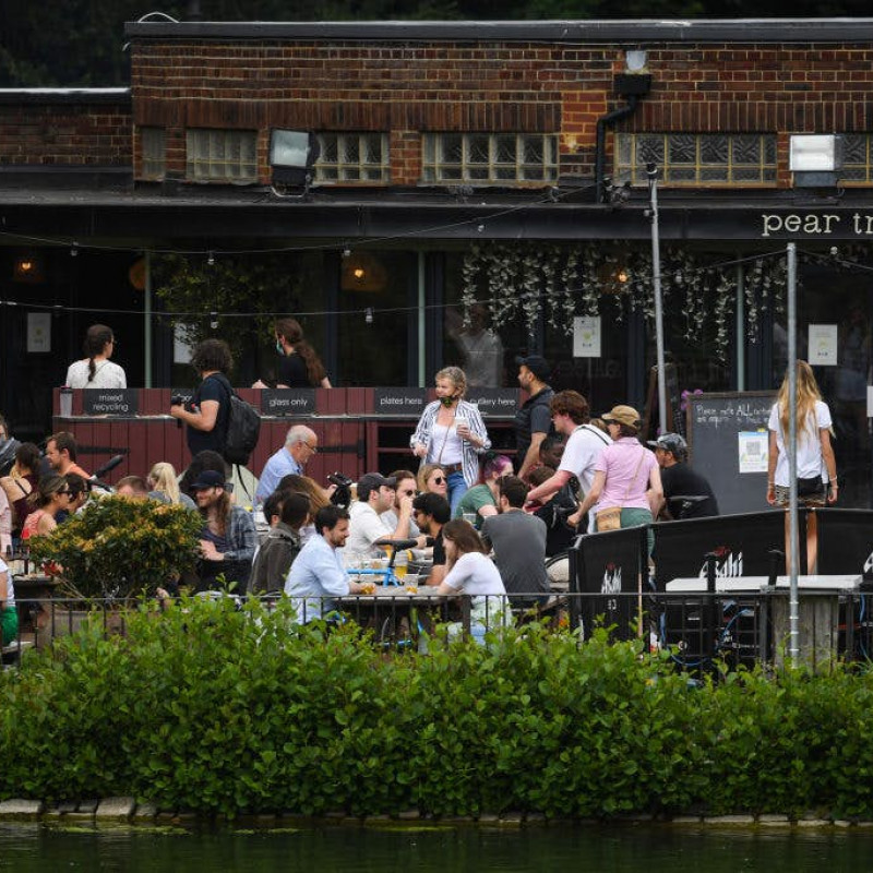 Il Pear Tree Cafe a Battersea Park. © Kirsty O’Connor - PA Images/Getty Images