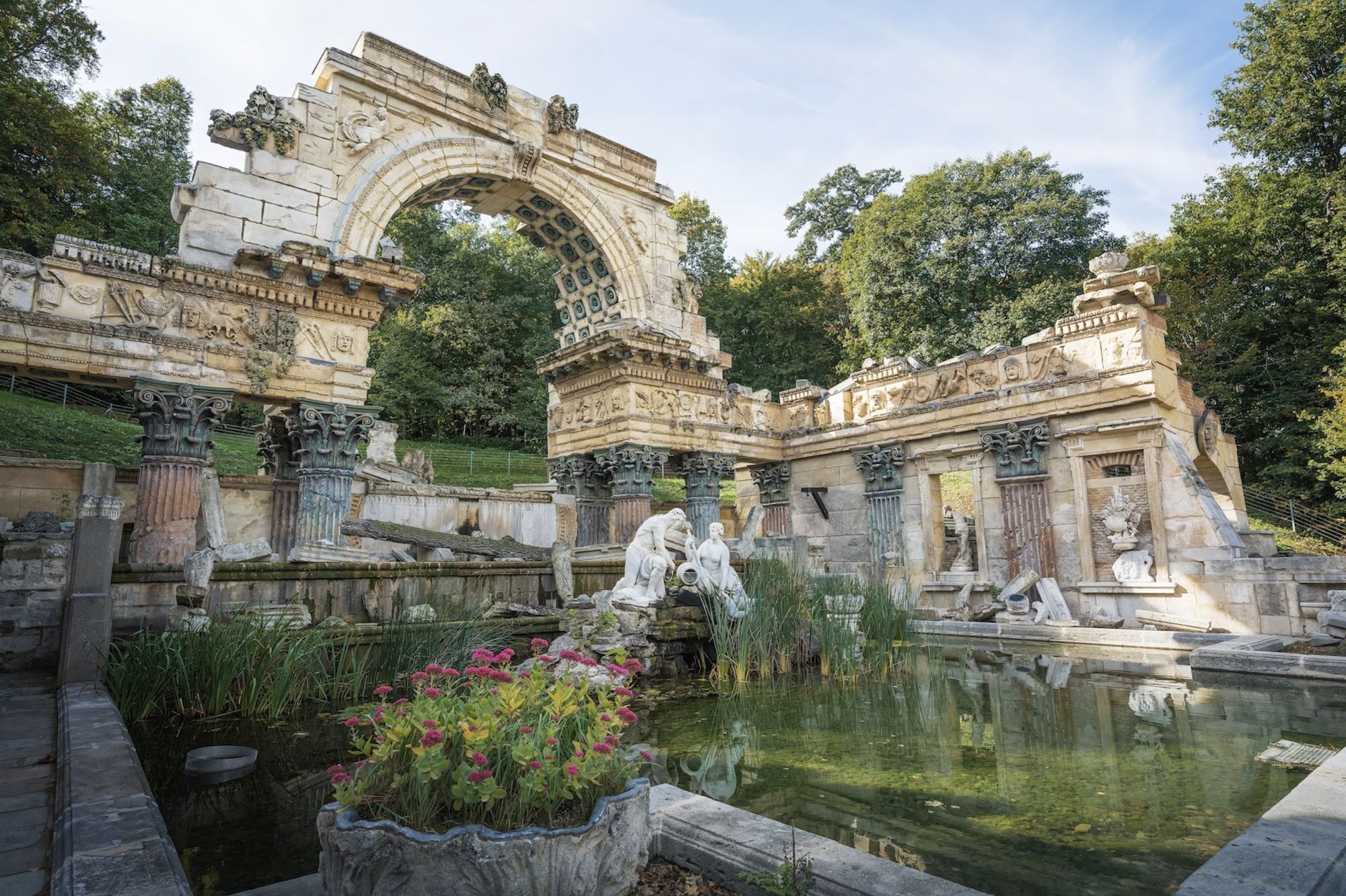Rovine romane nei giardini del Castello di Schonbrunn © Diego Grandi/Shutterstock