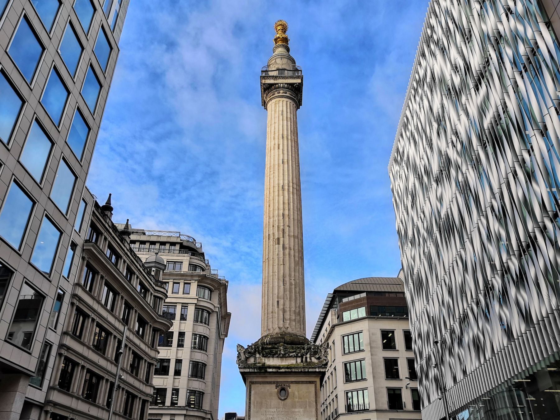 Il monumento che commemora il Grande incendio del 1666 ©Alexandra Cortes Pace