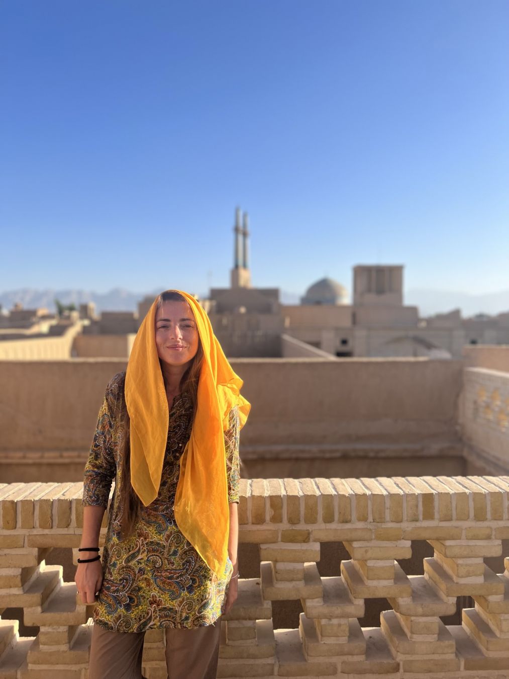Alessia a Yazd. Foto gentilmente concessa da Alessia Piperno
