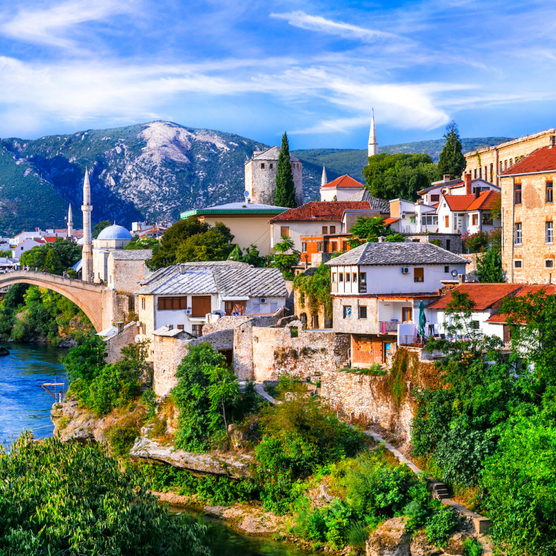 Il celebre ponte di Mostar ©leoksv/Shutterstock