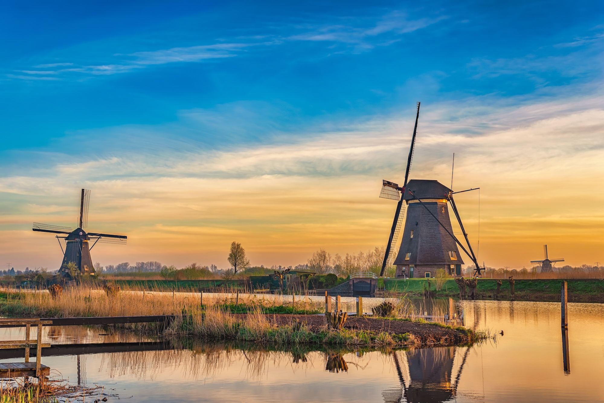 I mulini a vento di Kinderdijk ©Noppasin Wongchum /Shutterstock