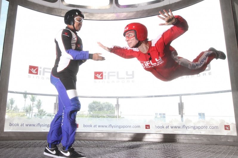 iFly Singapore. Sentosa ti fa volare (foto courtesy iFly Singapore)