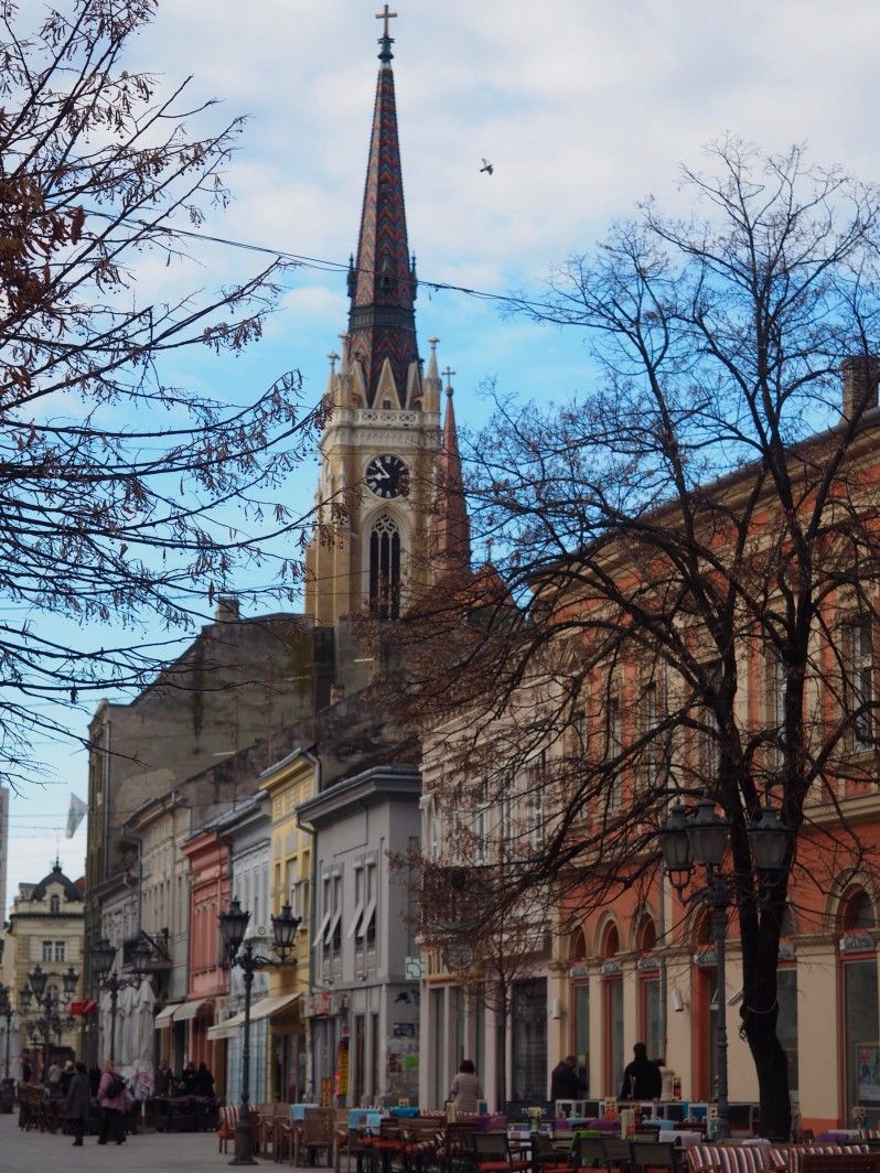 Il centro di Novi Sad