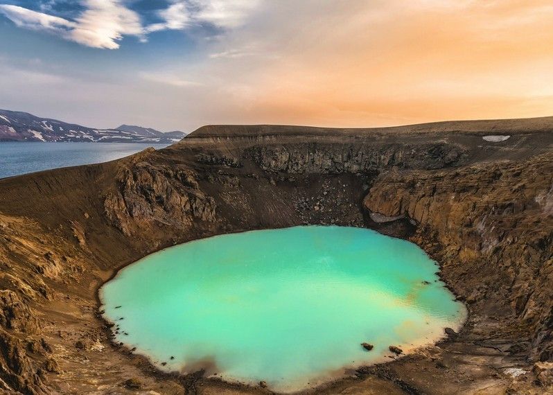 Il Lago Viti a Askja, Islanda. ©Andrej Sevkovskij/Shutterstock