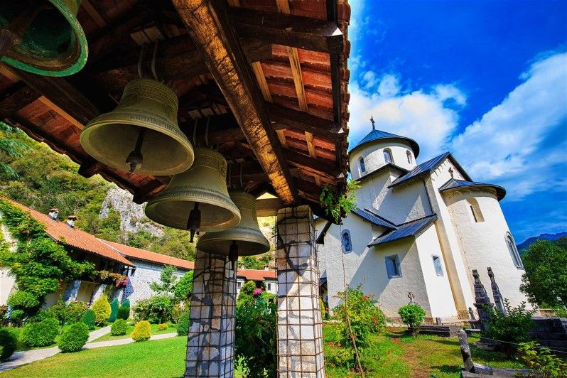 Il Monastero di Morača Monastery è una delle bellezze del Montenegro © Goncharovaia / Shutterstock
