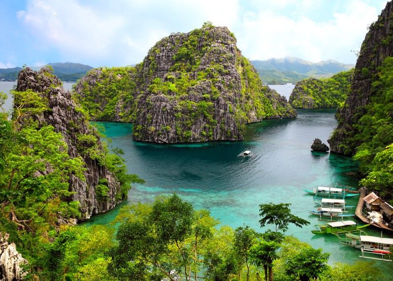 Il paesaggio dell’isola di Busuanga, Palawan, Filippine.
©Sean Hsu/Shutterstock