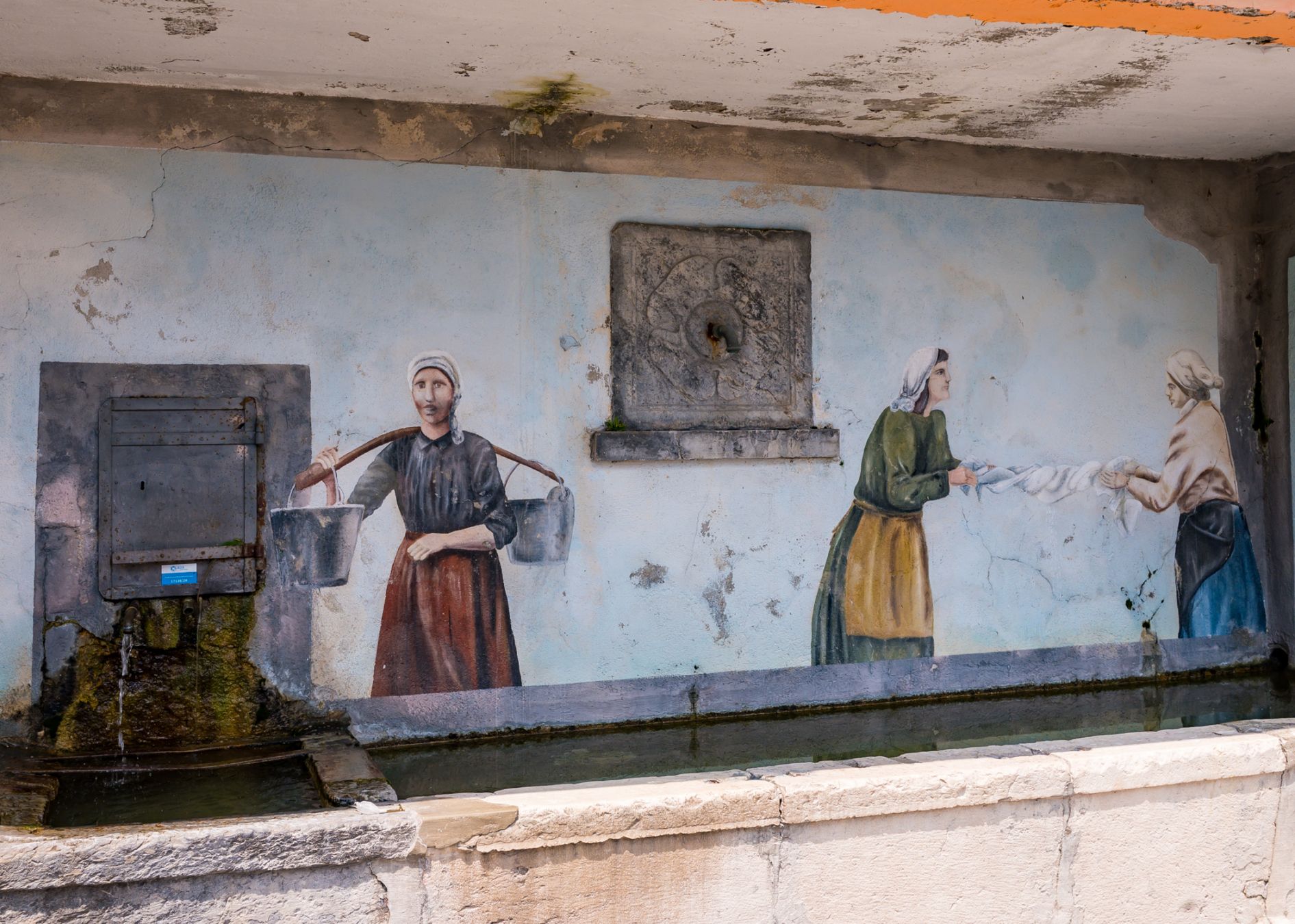Valle Sabbia, murale a Belprato