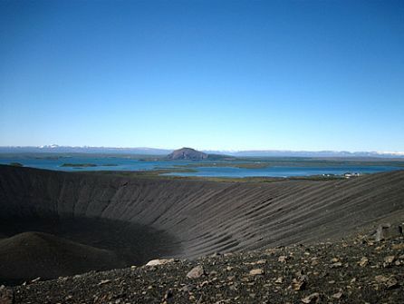 Islanda, vulcano con vista - fotografia di Antonella Faccendetti