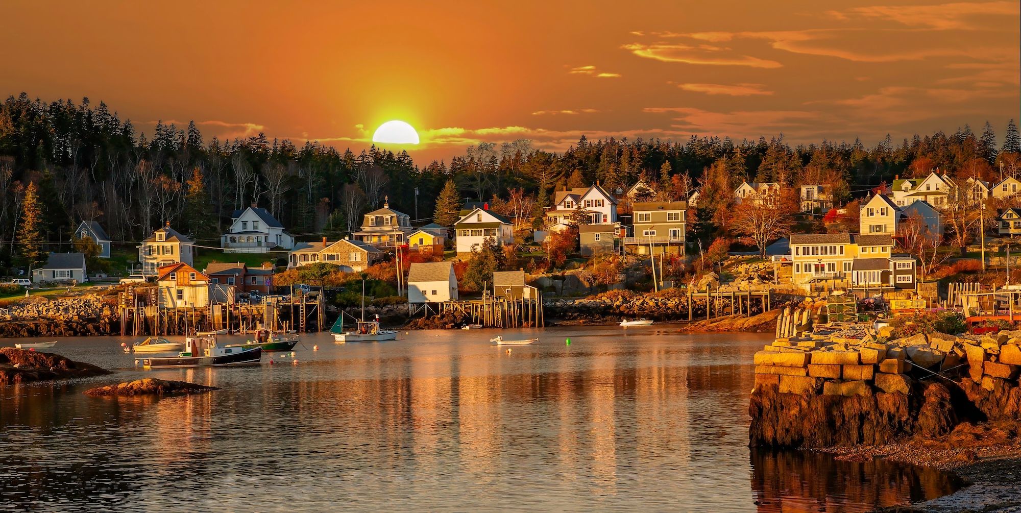 Il villaggio di pescatori di Stonington, in Maine ©Bob Pool
/Shutterstock