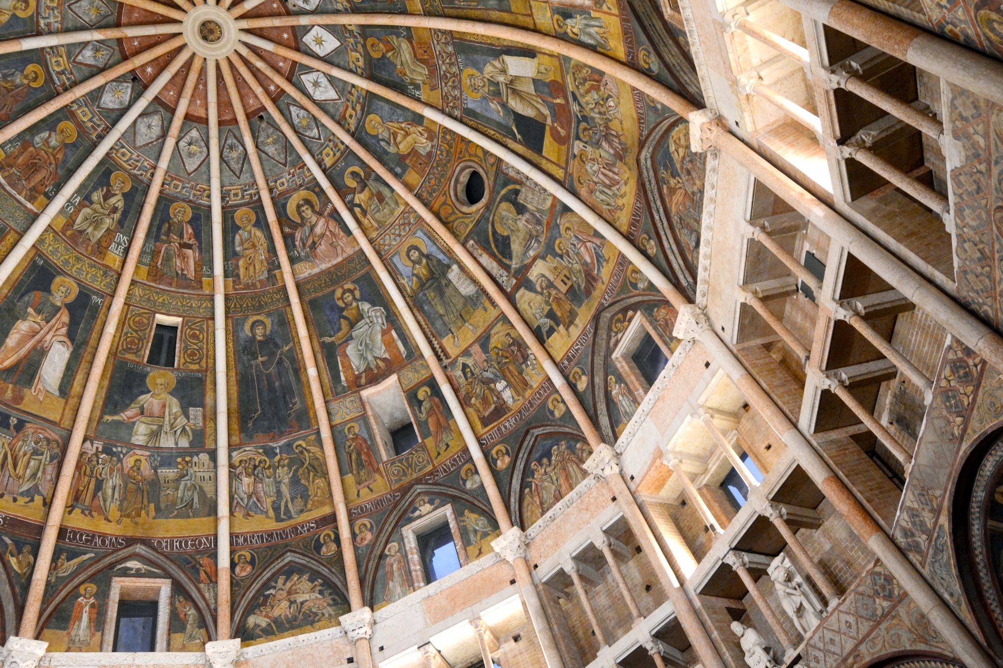 La grande cupola affrescata dal Correggio, nel duomo di Parma ©EnricoAliberti ItalyPhoto