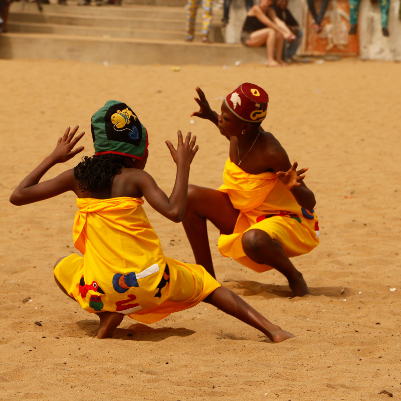 Cerimonia vudù nel Benin