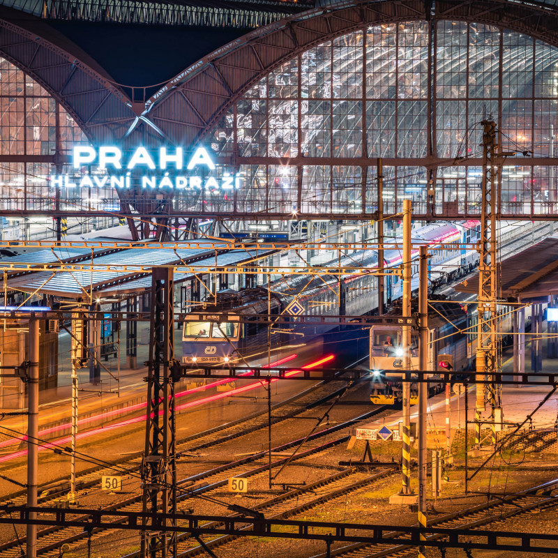 La stazione principale di Praga ©Shutterstock