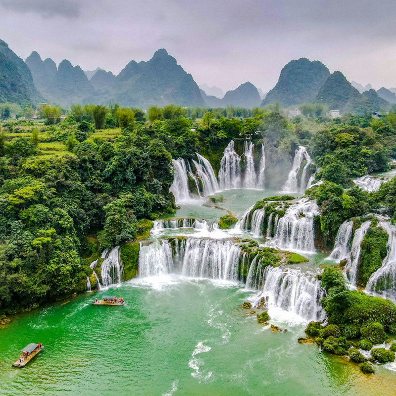 Le cascate di Ban Gioc, in Cambogia © Mohammed Moses
/Shutterstock