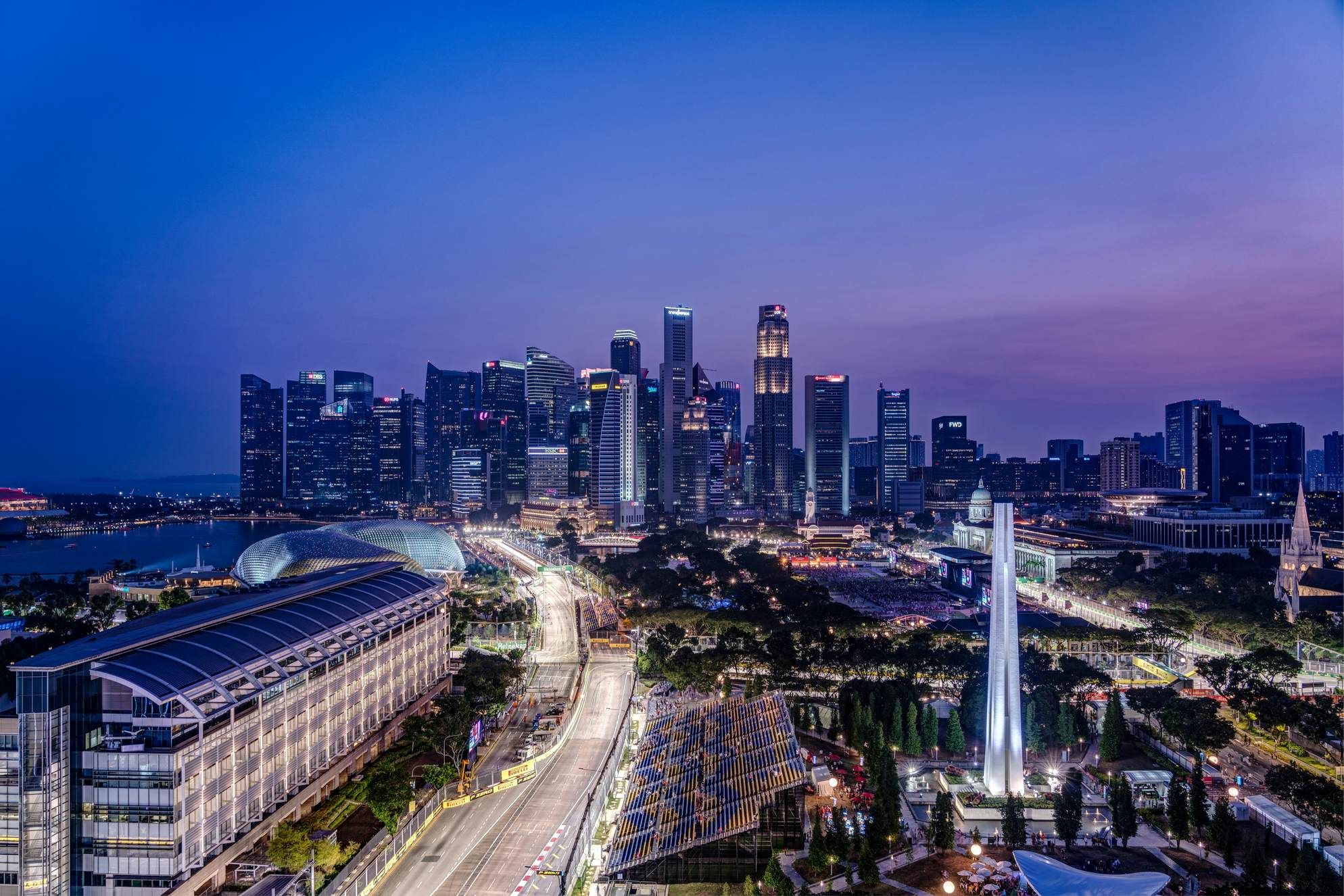 A Singapore si corre nel cuore della città-stato. © Shutterstock
