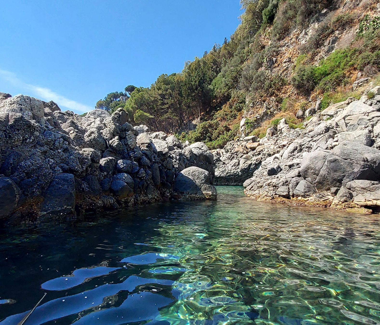 In kayak tra le vasche di Cassiodoro