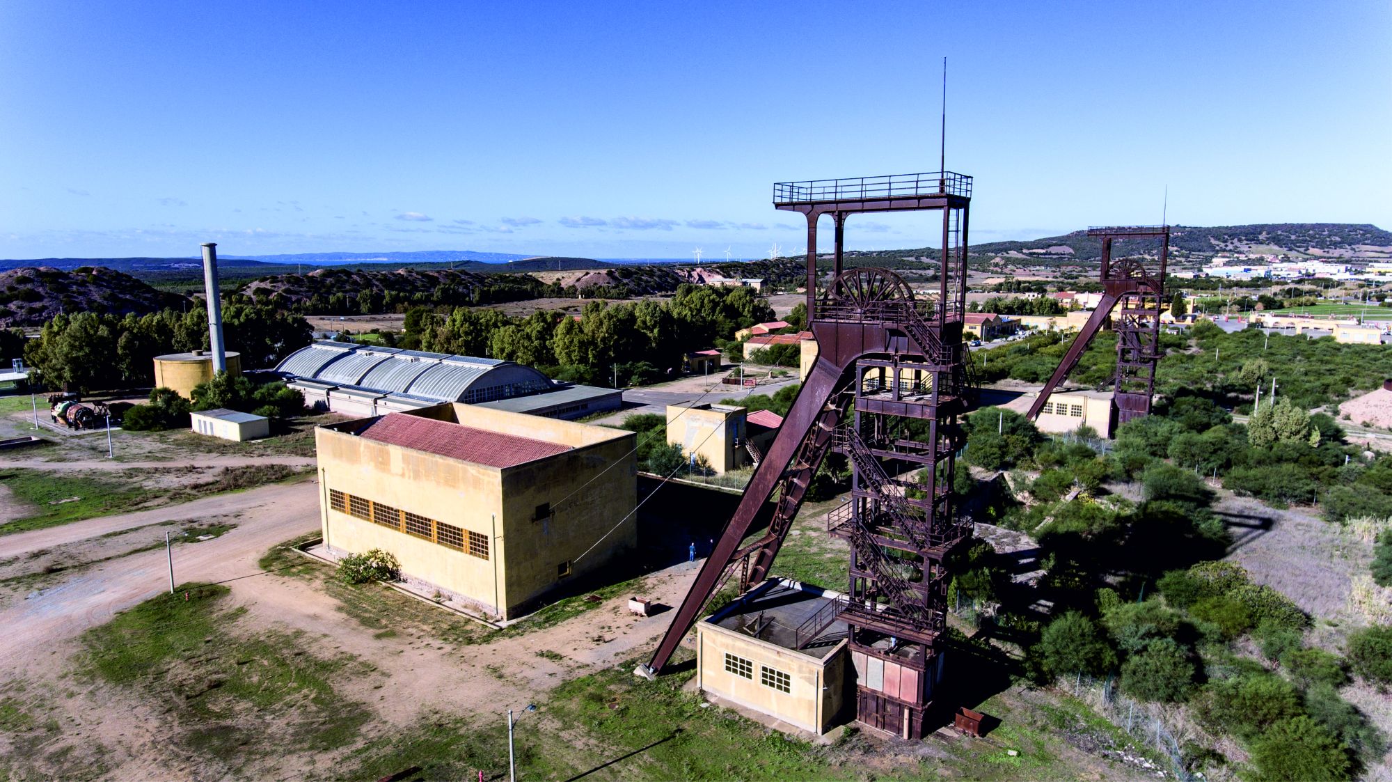 Le Miniera di Serbariu (Carbonia) @Archivio Fondazione Cammino Minerario di Santa Barbara