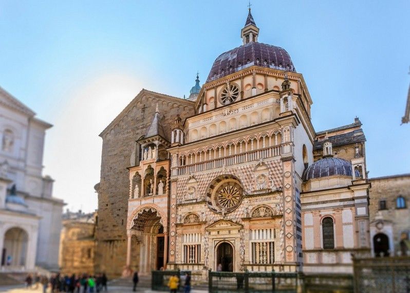 La Cappella Colleoni, vicino alla chiesa di Santa Maria Maggiore, Bergamo. ©argalis/Getty Images